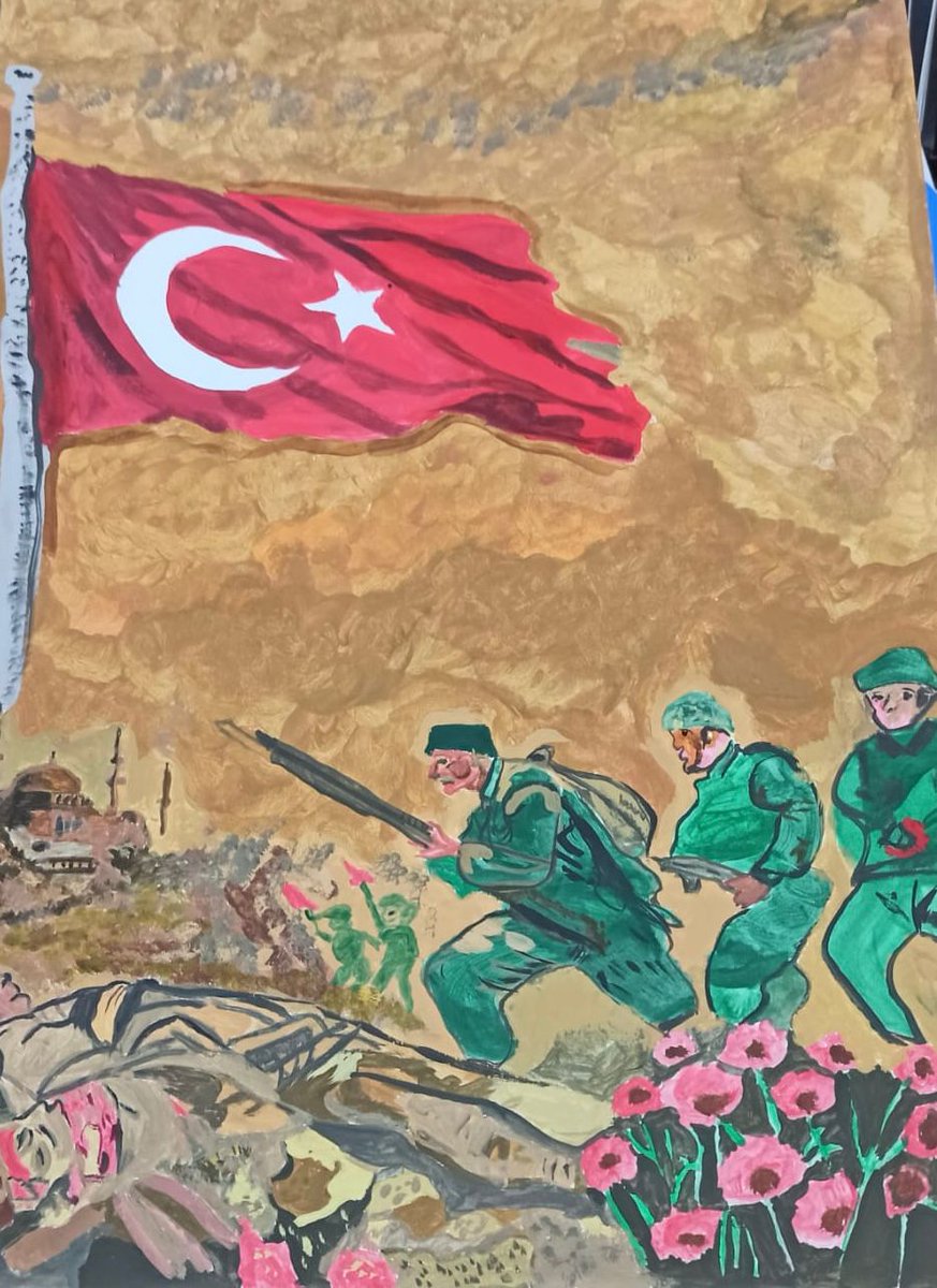 kiziltepemem47's tweet photo. Bakanlığımız tarafından düzenlenen "Korkma! Gençliğin Ruhu Burada!" temalı yarışmalarda ilçemiz büyük bir başarıya imza attı.

📍 Mehmetçik Tahir Özcan Daylan Ortaokulu 6. sınıf öğrencimiz Salihe KAYMAZ, "İstiklâl Marşı Kıta Bazlı Resim Yarışması"nda TÜRKİYE 3.SÜ oldu! 🏆

İstiklâl ruhunu fırçasıyla işleyen öğrencimizi, bu süreçte ona destek olan ailesini ve emeği geçen kıymetli öğretmenlerimizi yürekten kutluyoruz.

📅 Ödül Töreni: 12 Mart 2026 | MEB Şura Salonu