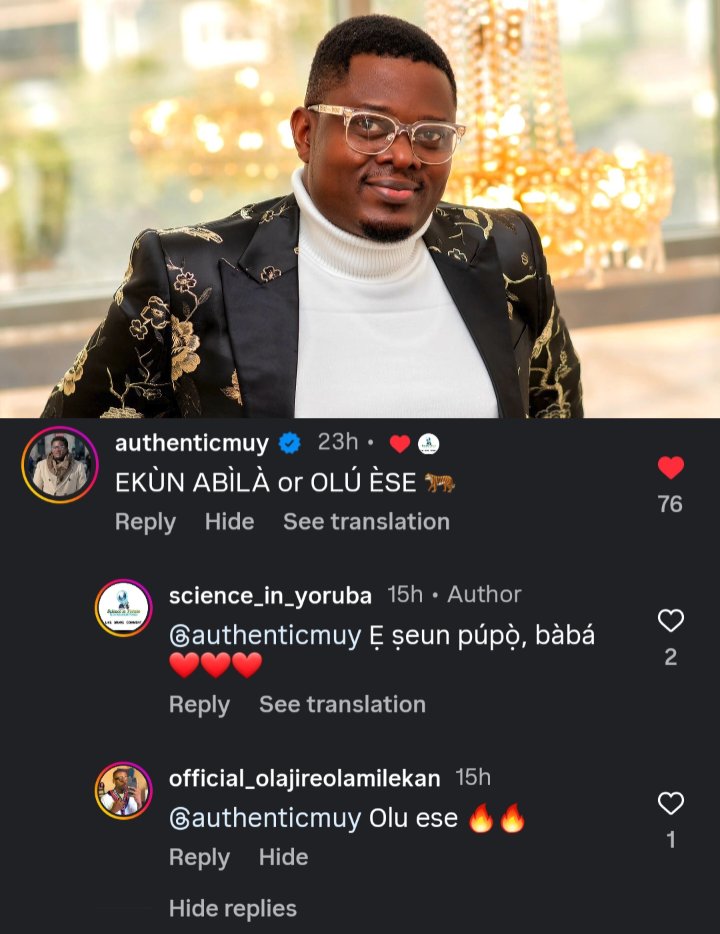 Science in Yoruba tweet media