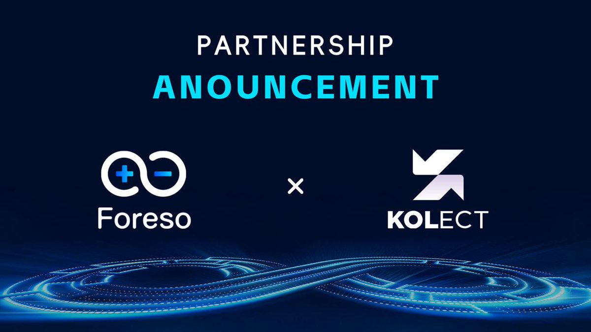 🚨 Foreso × <a href="/kolect_info/">KOLECT</a> 🚨

KOLECT turns social sentiment into trading strategy.

Foreso turns judgment into prediction markets.

Together. We’re connecting social signals with predictive action.

Better together, stronger together.
#foreso #kolect