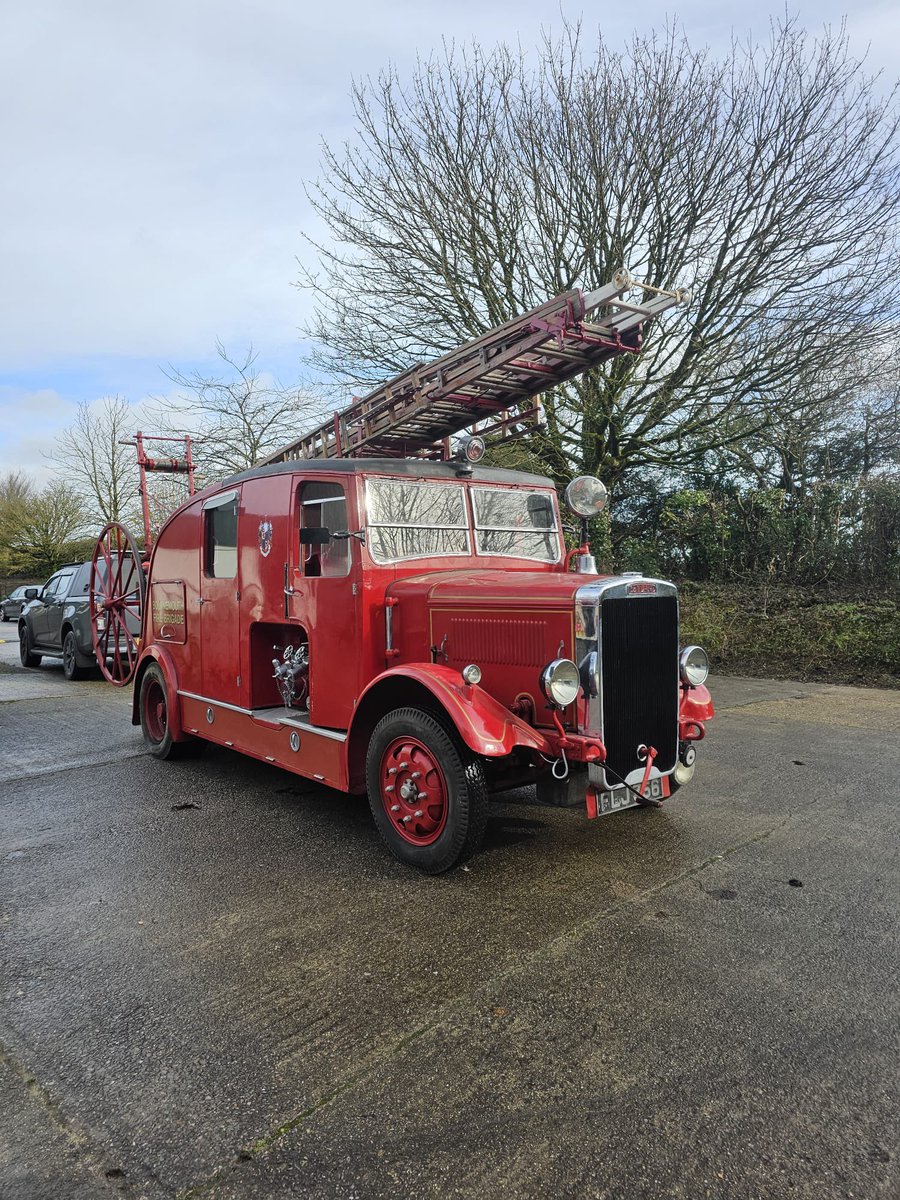 Our ex <a href="/bournemouth/">bournemouth</a> fire brigade Leyland cub 1940 is being refurbished ready for the summer season 
This wheeled escape was based at central fire station then at redhill park  now part of <a href="/Firewessexheri2/">Firewessexheritage</a>  and <a href="/FireWessex/">wessex fire & rescue</a>   
wessexfrs.co.uk