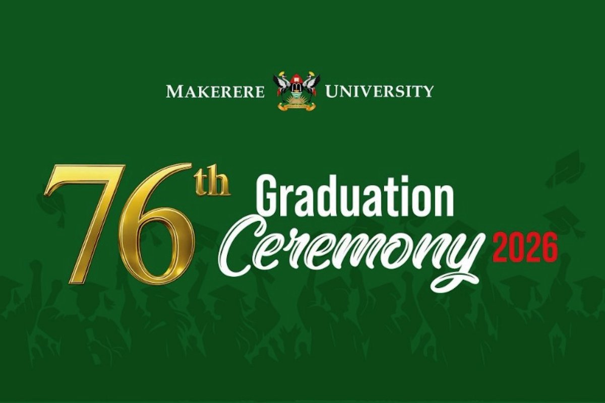 Welcome to Day 3 of #Mak76thGrad where the Chancellor will confer degrees and award diplomas to gallantry from @OfficialMUBS. 

Follow live proceedings here: youtube.com/live/Q8qgqsF9z…