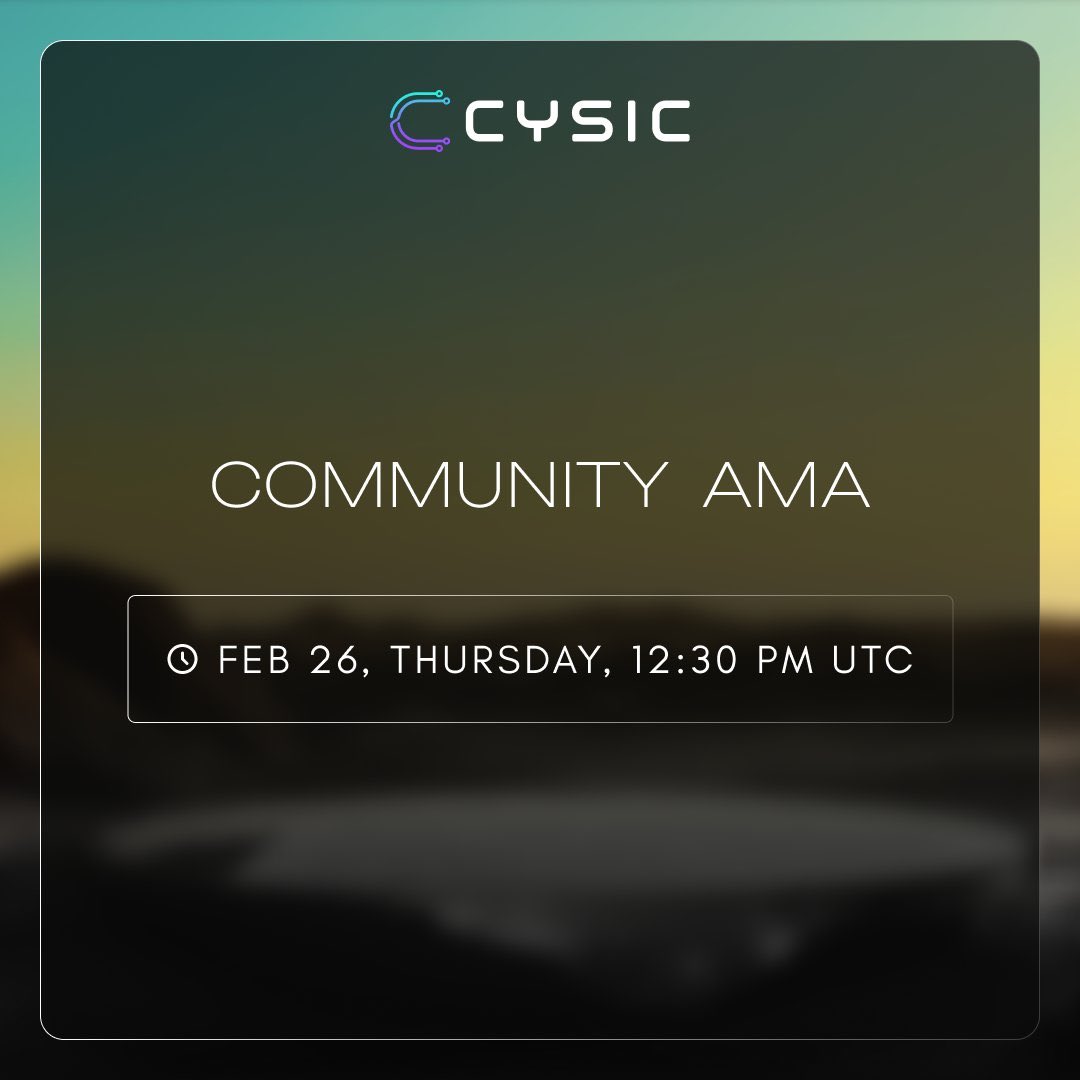 🔥 Community AMA Tuần Này

Các mối quan hệ hợp tác mới, những cập nhật quan trọng và nhiều thông tin thú vị khác sẽ được chia sẻ đầy đủ trong buổi Community AMA tuần này

Đừng bỏ lỡ cơ hội lắng nghe trực tiếp và đặt câu hỏi cho team <a href="/cysic_xyz/">Cysic</a> 

📅 Thứ