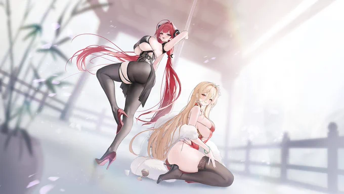 イベント「春色旅籠Online」 イラスト3 #アズールレーン #AzurLane