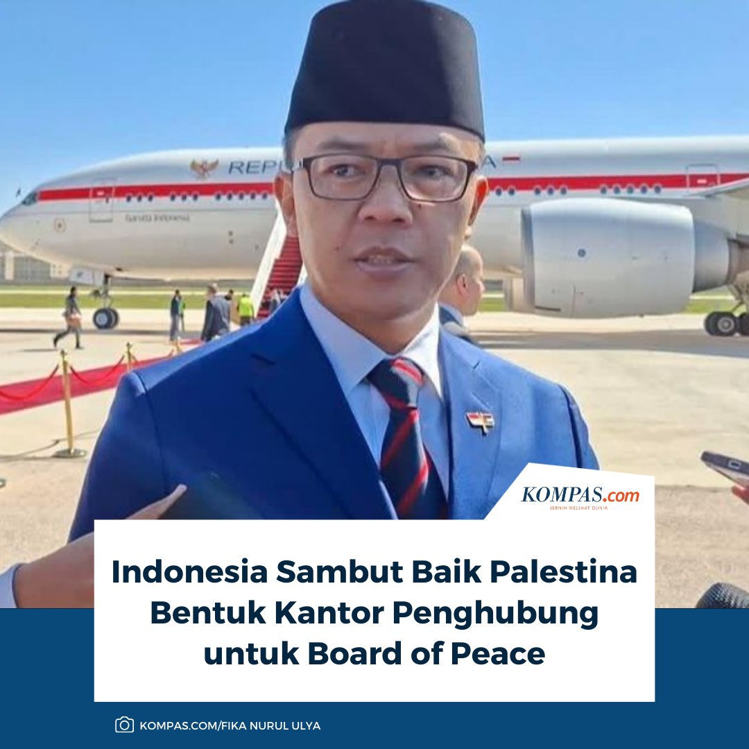 kompascom's tweet image. Menteri Luar Negeri (Menlu) Sugiono menyambut pembentukan kantor penghubung (liaison office) oleh Otoritas Palestina guna memfasilitasi komunikasi dengan Dewan Perdamaian (Board of Peace).

Baca di sini: nasional.kompas.com/read/2026/02/2…

~AA #Menlu #BoP