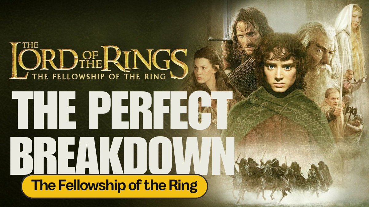 savingpointpod's tweet photo. NEW EPISDODE OUT NOW! LOTR: The Perfect Breakdown to The Fellowship of the Ring!

We advance to the second part of our Lord of the Rings series with the breakdown to The Fellowship of the Ring! then we discuss 10 major scenes that makes this movie so epic!

#lordoftherings #fyp https://t.co/nxLPZe2I5N