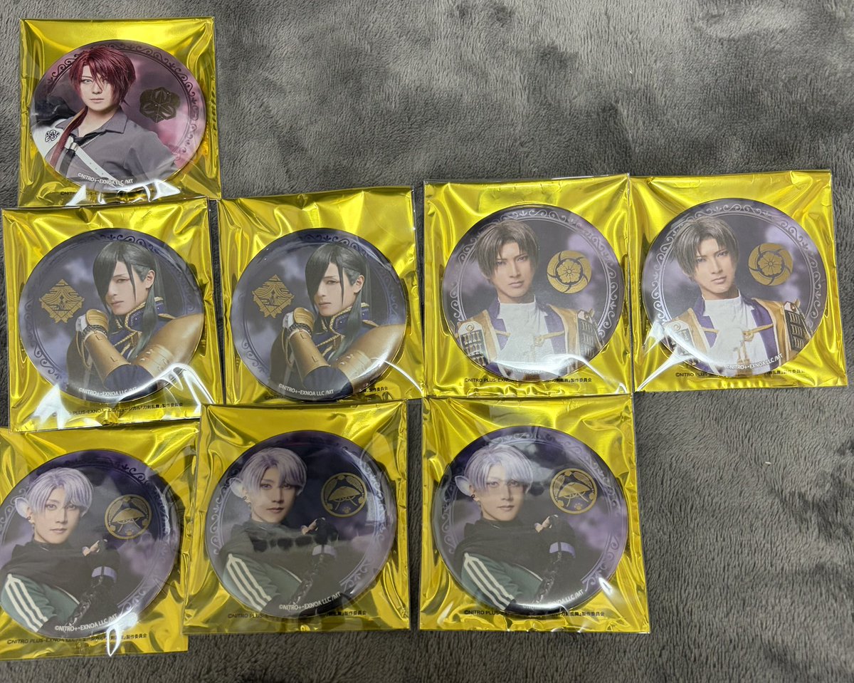 交換/譲渡】ミュージカル刀剣乱舞 刀ミュ ランダム缶バッジ 譲:青江