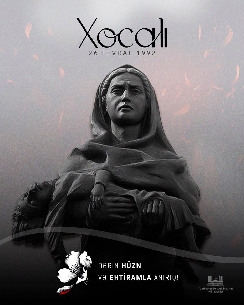 mirkishili's tweet photo. Khojaly Genocide is not just a date in history for us — it is a living memory that still hurts. The pain of the innocent lives lost there has not faded with time.

We honor their memory with deep respect. We have not forgotten Khojaly, and we never will!
#KhojalyGenocide https://t.co/nbSJ7axQ5j