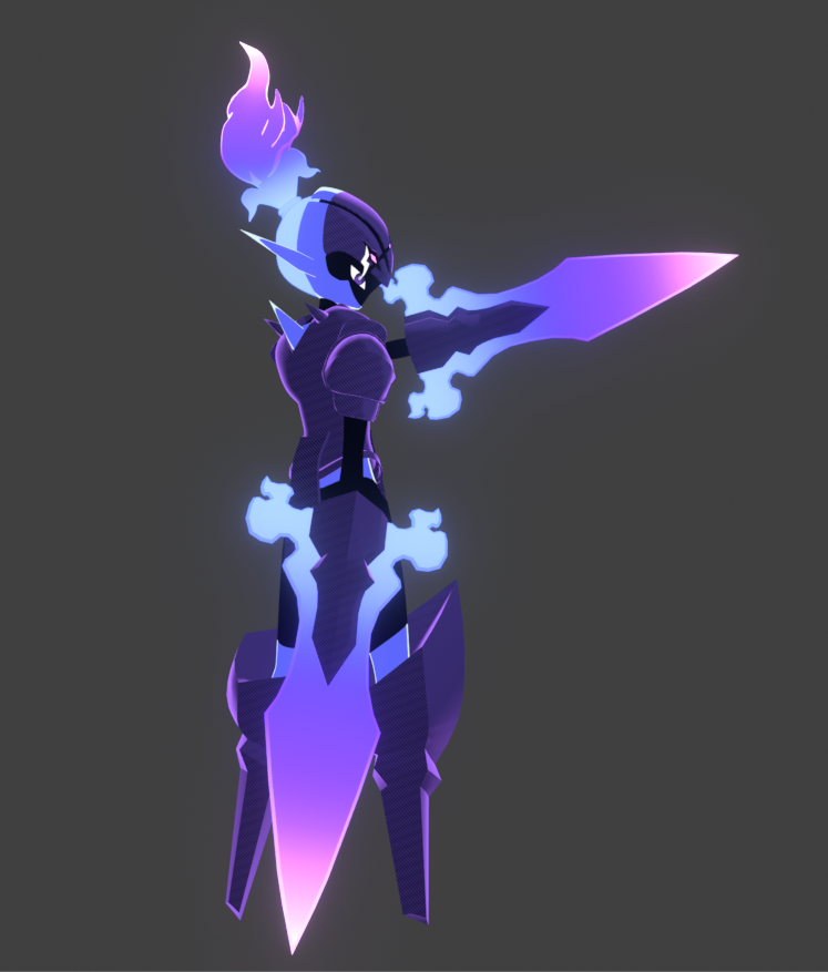 SchmoveFrames's tweet photo. After adding some final touches, i think i can say that the ceruledge rig is finally complete! https://t.co/vzJ4MAkv3k