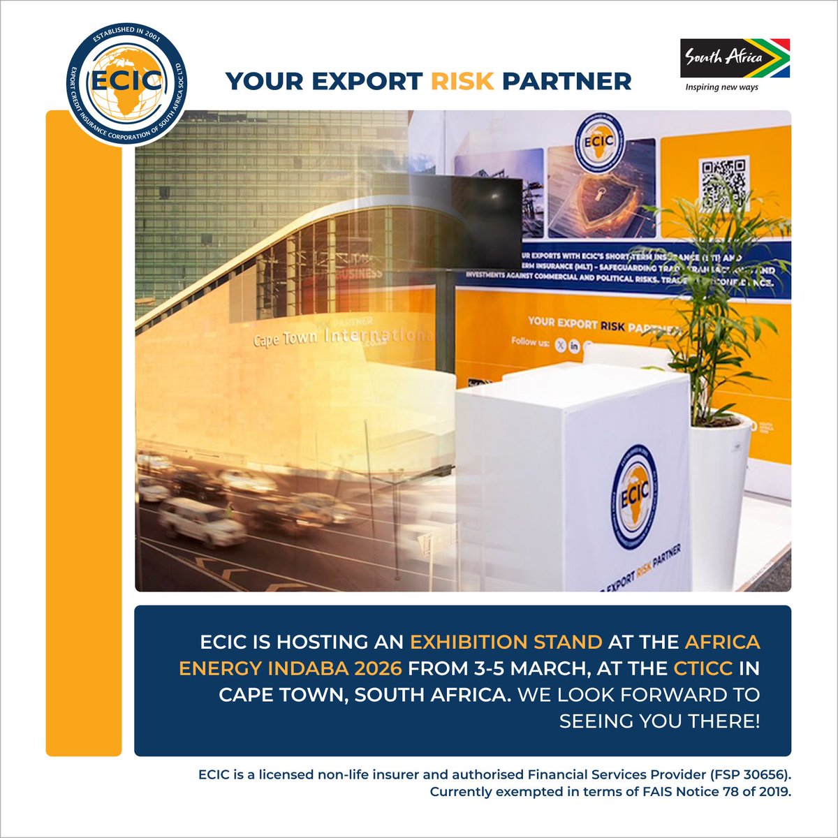 Export Credit Insurance Corporation (ECIC) SA tweet media