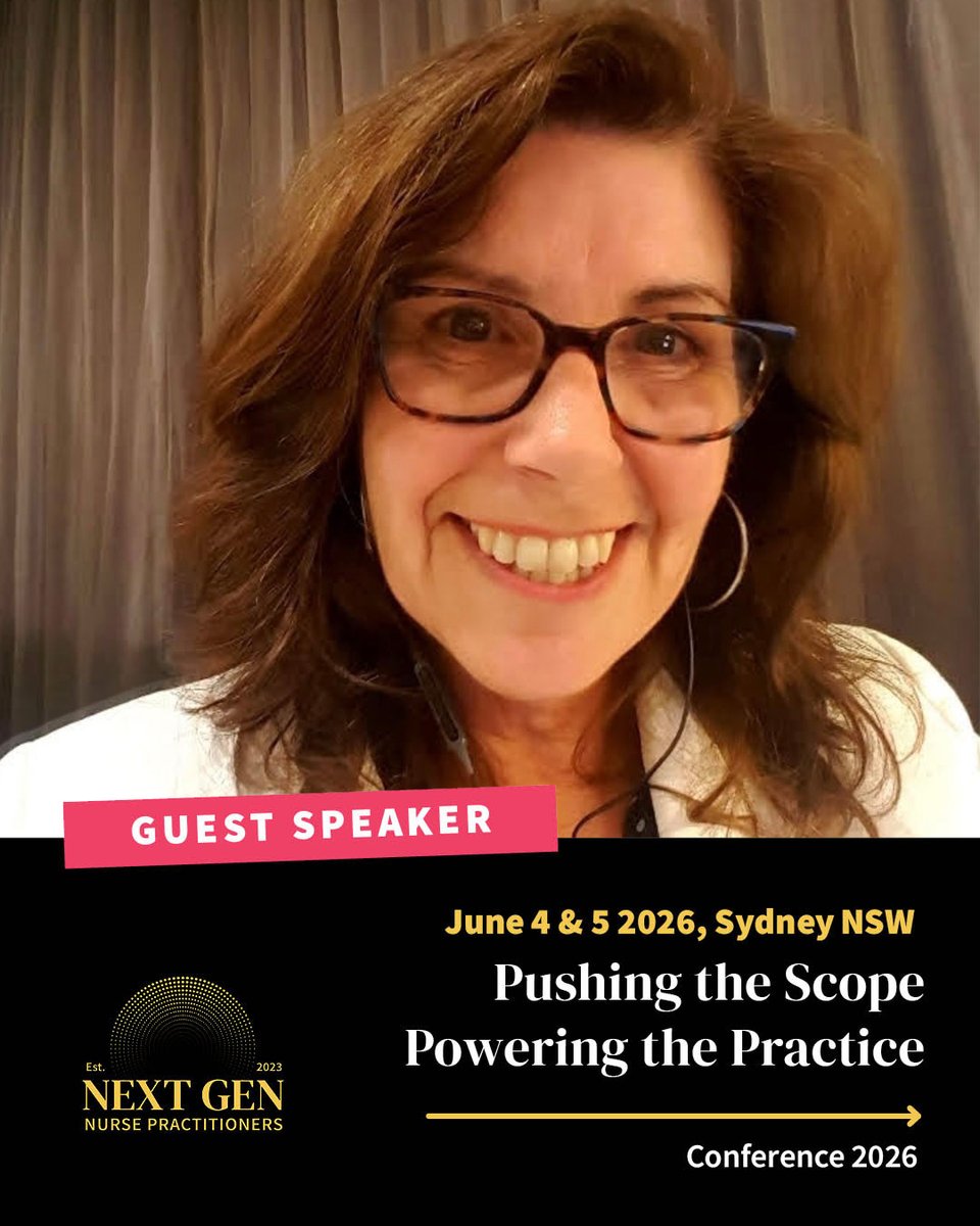 We’re pleased to welcome Lucinda Scopelliti to the #NextGenNP Conference.

With 27 years’ experience in the AOD, Lucinda has worked across inpatient withdrawal services, outpatient care, clinical leadership &amp; advanced practice roles.
 
🎟️ Get tix: bit.ly/4b1IsyN