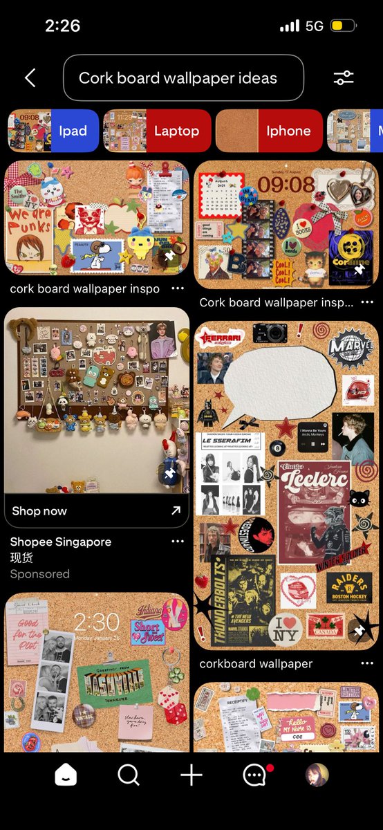 applewookie's tweet photo. Haloo, is there anyone that can help me make these kind of cork board wallpaper for iPad?? Drop ur pl as well yaa, thankiesss #zonaba #zonauang https://t.co/FPG3pODzqM