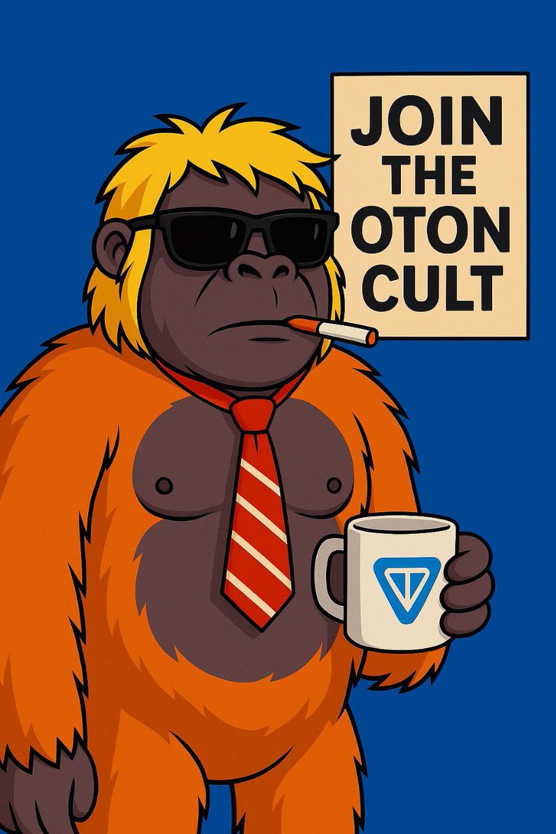 GM $TON Fam 🦧
Coffee in hand. Conviction in heart 🧡
The $OTON cult won’t stop growing