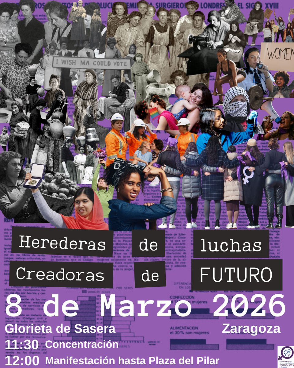 Coordinadora de organizaciones Feministas Zgz tweet media