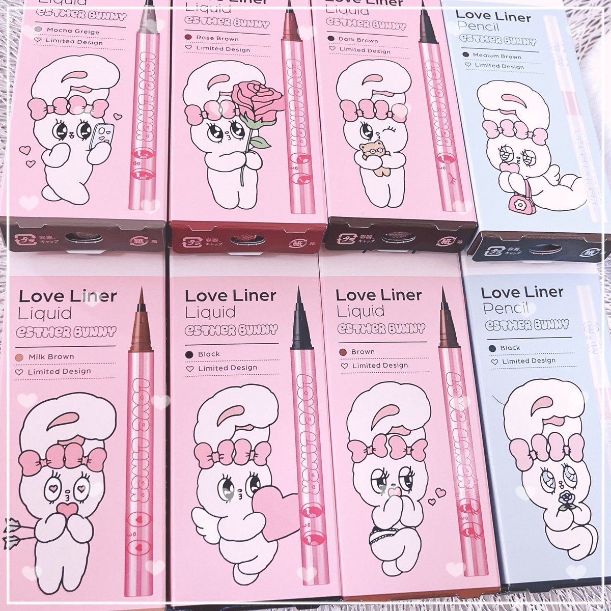 lala__c__'s tweet photo. ラブライナーエスターバニーコラボ🥺💘
プレゼントキャンペーンでいただきました！
ホントに可愛くて最高🎀🤍🤍🤍
#ラブライナーエスターバニー https://t.co/nrPXB7Xdoy