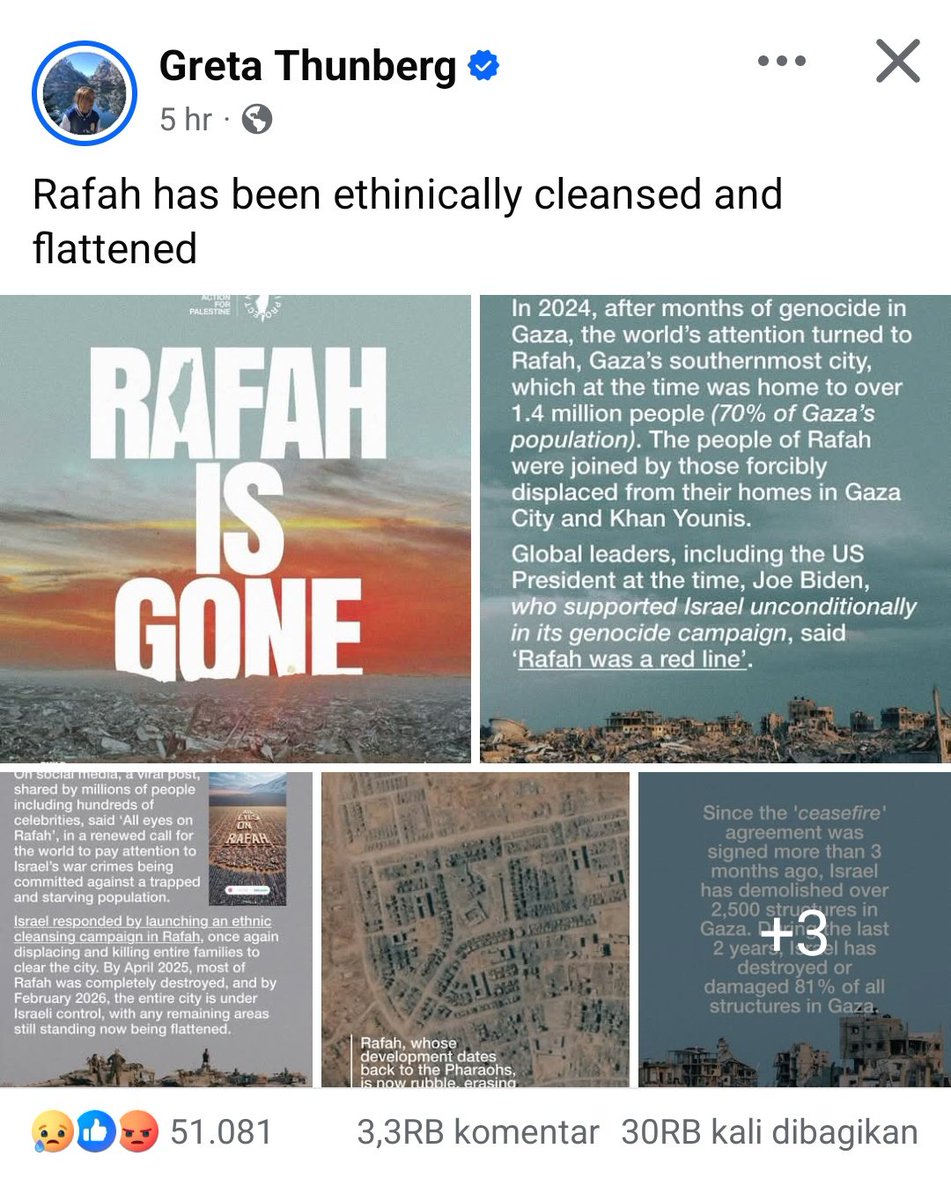 😭😭😭😭
Ampuni kami ya Allah .
Tapi jangan ampuni pemimpin kami yang 1 circle dengan zionis Dajjal laknatullah