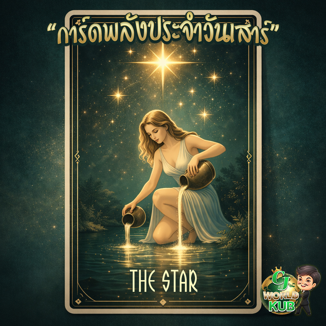 cjworldkub's tweet photo. 🃏 การ์ดพลังวันเสาร์: “The Star” (ความหวัง/การฟื้นตัว/แสงหลังความเหนื่อย)
วันนี้เหมาะกับการกลับมาดูแลใจตัวเอง และเริ่มอะไรเล็ก ๆ ที่ทำให้คุณรู้สึก “มีค่า”
ถ้าคุณผ่านมาได้ถึงวันนี้…คุณเก่งมากแล้วนะ 🤍

พิมพ์ ⭐ หากโพสนี้ตรงใจสำหรับคุณ
#tarot #ฮีลใจ #สายมู #cjworld #cjworldkub https://t.co/IpmOMRXbA1
