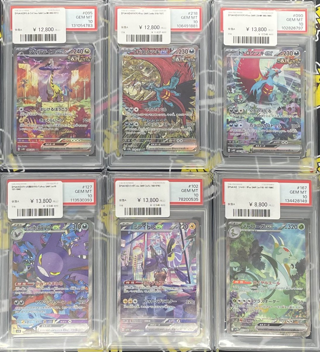 🚨PSA入荷情報🚨 ✓ タケルライコex SAR [095/071] ✓ トドロクツキex