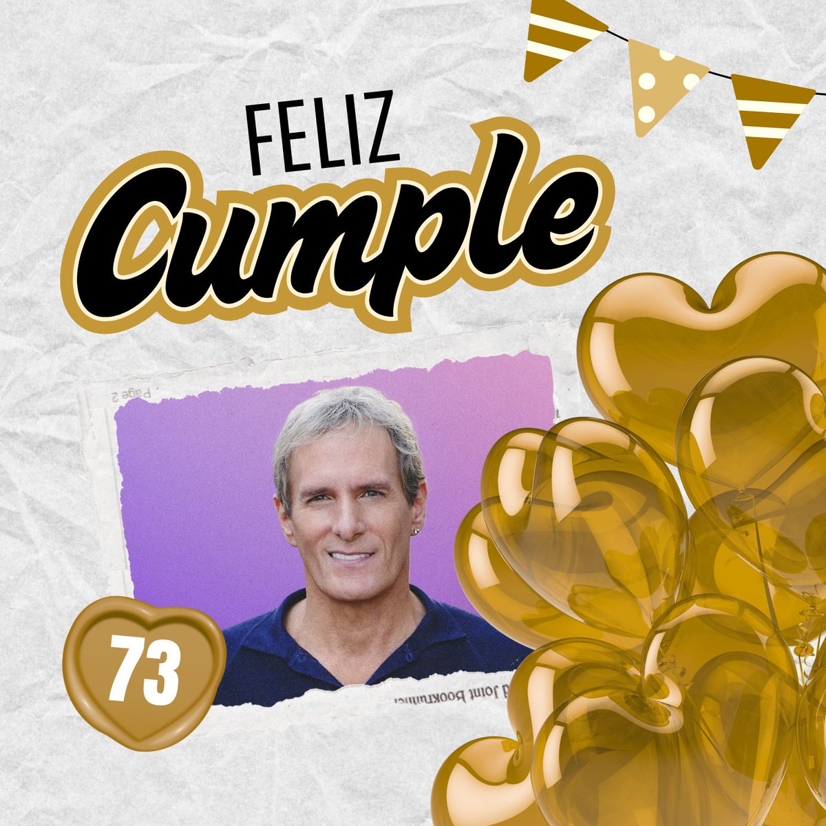 MBMichaelsNews's tweet photo. 🎂¡FELIZ CUMPLEAÑOS, MICHAEL!
Hoy es su día...y nosotros lo celebramos siempre. Y, por encima de todo, deseamos que siga ganando batallas en su lucha vital contra su enfermedad. 
Hoy, y siempre, a tu lado. 
#michaelbolton
#michaelbolton73
@mbsings https://t.co/ICgWorNnAC