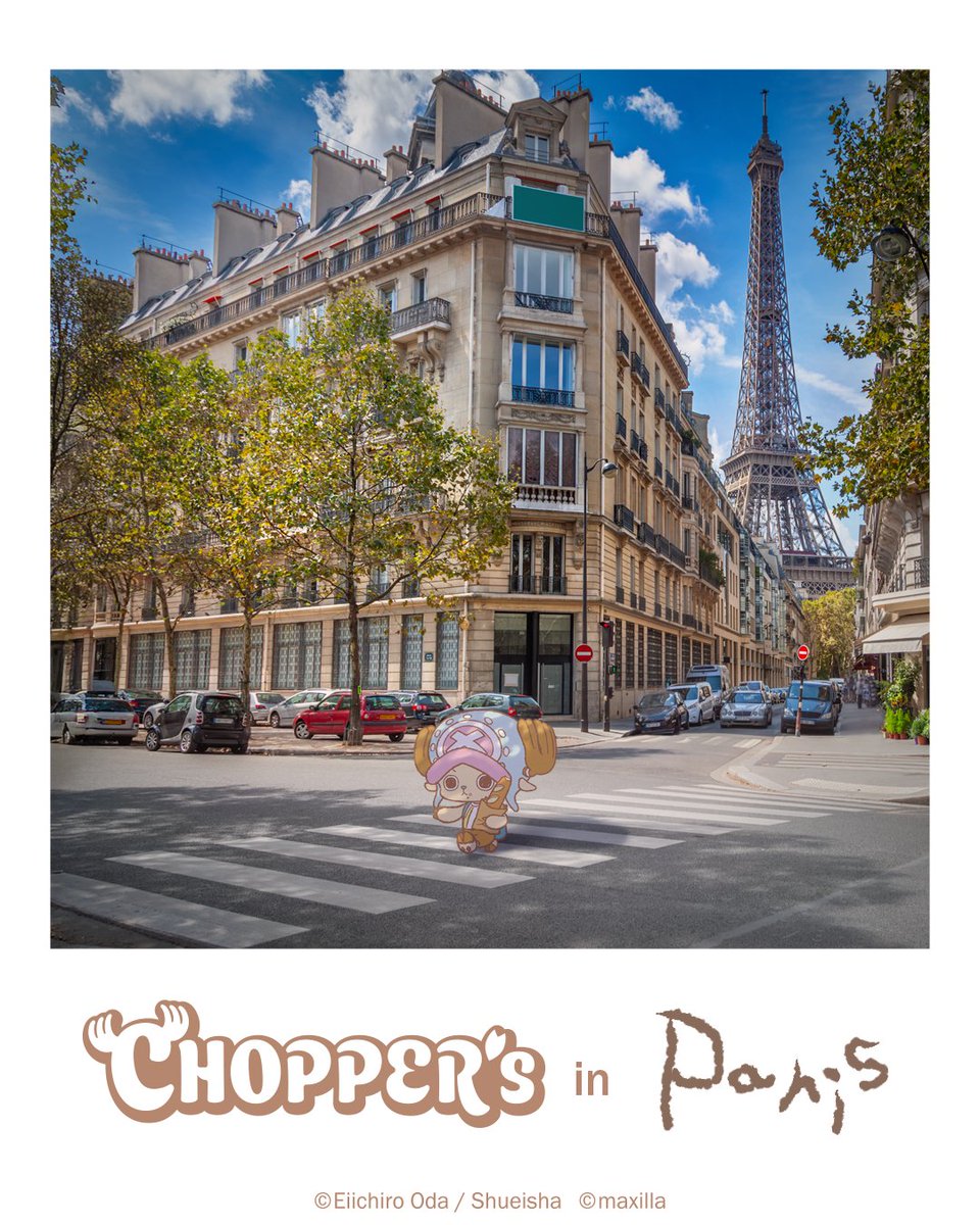 in #Paris 🇫🇷🥖

#CHOPPERS_ONEPIECE