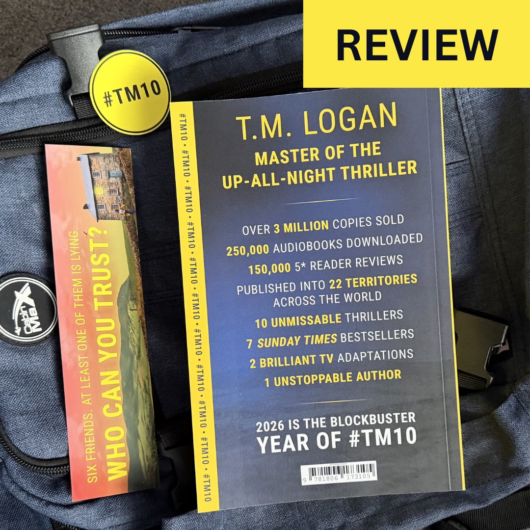 shonaholmes23's tweet image. 📚#BookReview📚

5⭐️#TheWeekend by @TMLoganAuthor is the 10th title by this author and introduces us to a group of six friends whose lives change forever on the discover of a backpack filled with cash…

🔗Full Review in🧵below

#BookTwitter #Bookblogger