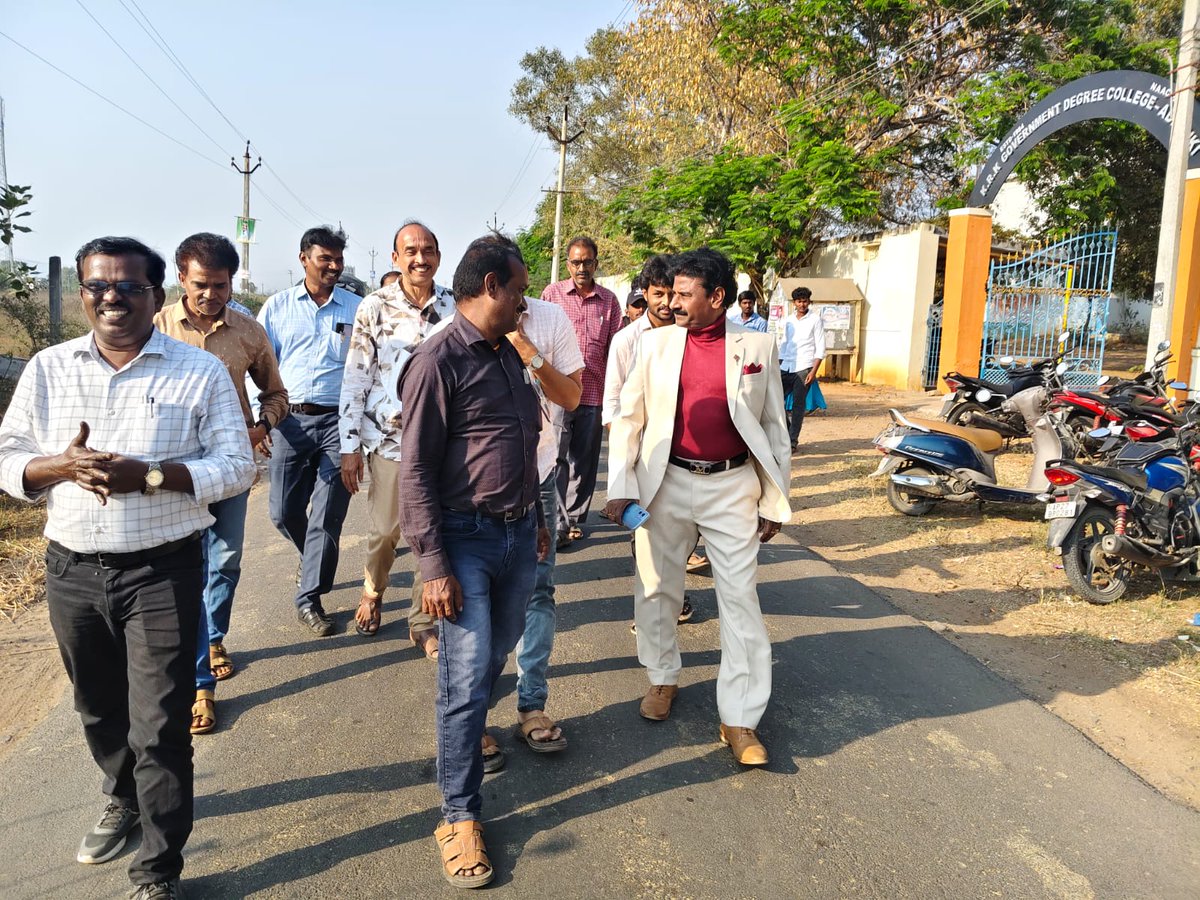 gdcaddanki's tweet photo. A Drug Awareness Program Rally was conducted at K.R.K. Government Degree College, Addanki, on 23-01-2026. #sasa #apcce #krkgdc https://t.co/SNxSjZGbDs