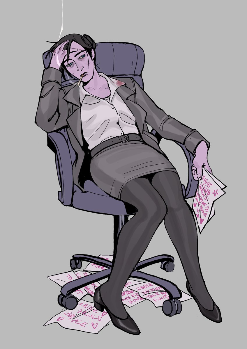 Malinelel's tweet image. Office siren 🥵

#fightclub