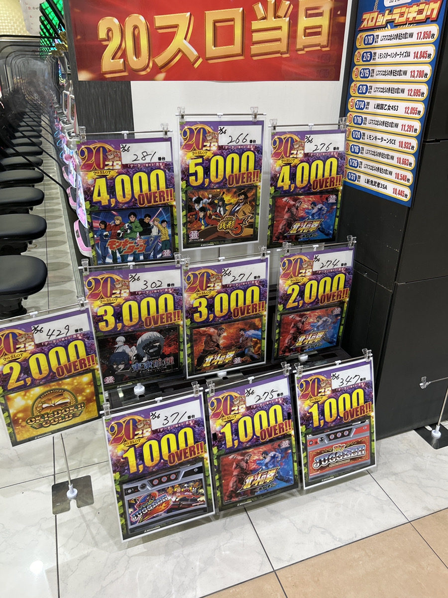 アムズ湊速報～♪ 本日【ドドド】!!!!!! 現在差枚続々更新中♪ この後