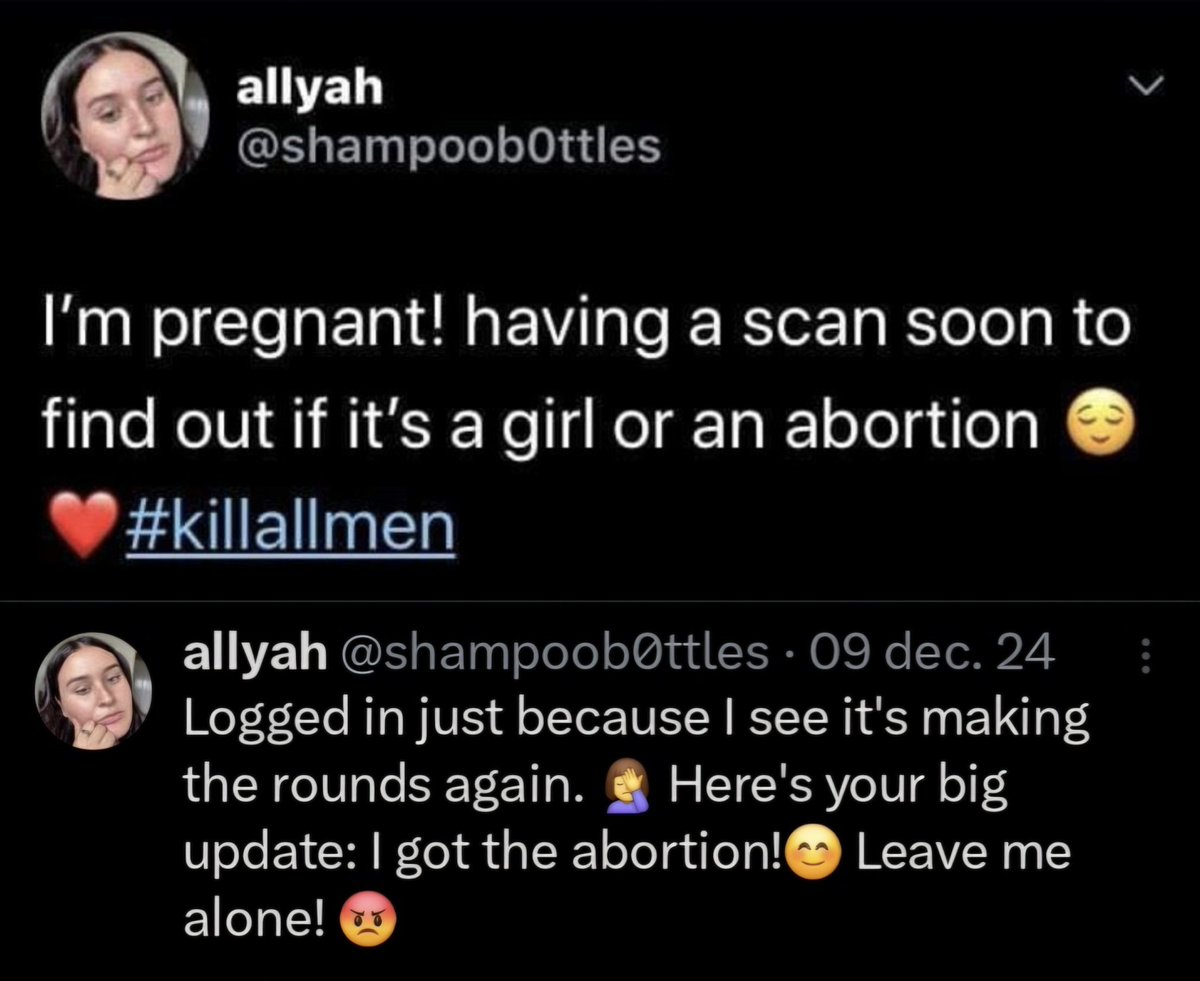 Thousands of girls were cheering and supporting her.

Never tell me again that misandry doesn’t exist.

Feminism is a cancer to society.