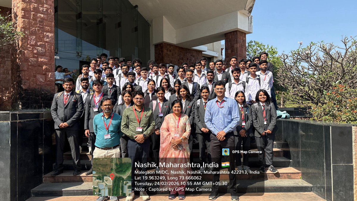 🏗️ Field Visit to Shreekar Construction, Nashik

On 24th February 2026, the Department of Civil Engineering, Sandip University Nashik organised an industry-oriented field visit for Civil Engineering students at Shreekar Construction, Nashik.

The visit enabled students to gain