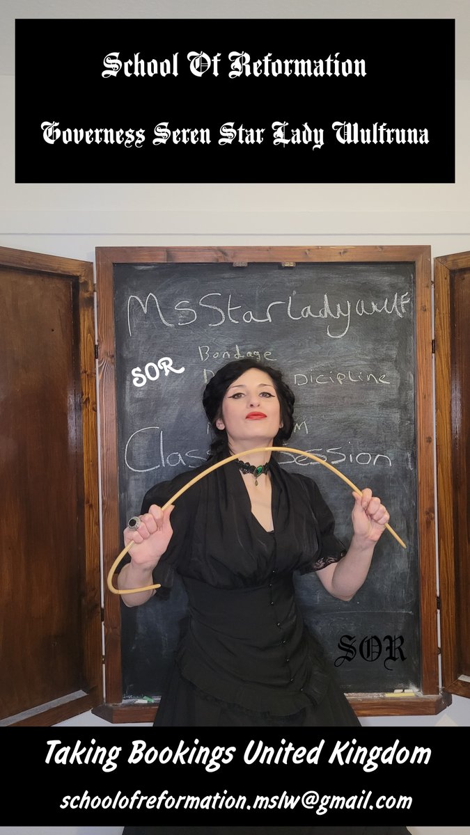 𝕲𝖔𝖛𝖊𝖗𝖓𝖊𝖘𝖘 𝕸𝖎𝖘𝖘 𝕾𝖙𝖆𝖗 𝕷𝖆𝖉𝖞 𝖂𝖚𝖑𝖋𝖗𝖚𝖓𝖆 
SOR | School Of Reformation🗝️
School Time Beasties Chop Chop
Email To Apply 💌