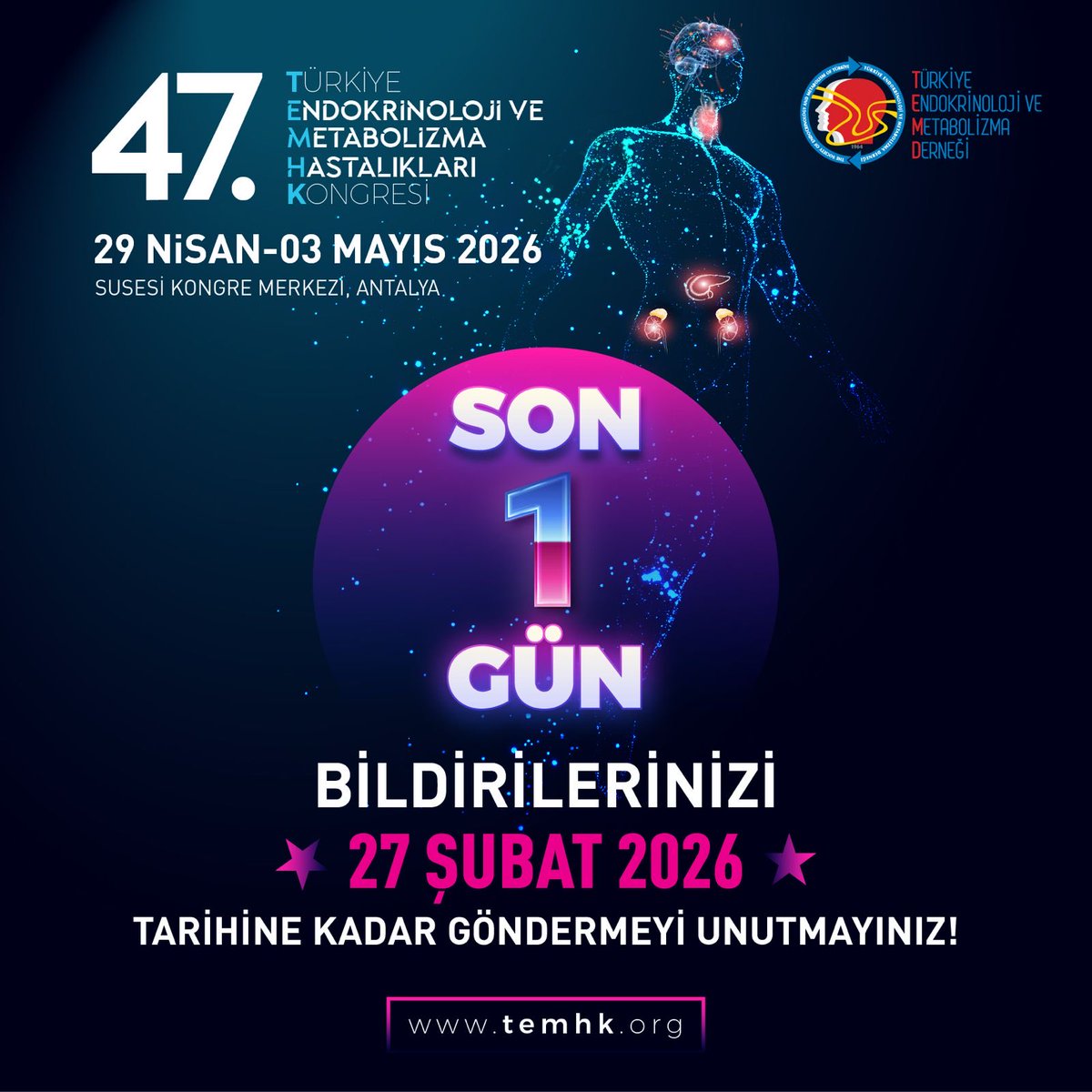 Türkiye Endokrinoloji ve Metabolizma Derneği tweet media
