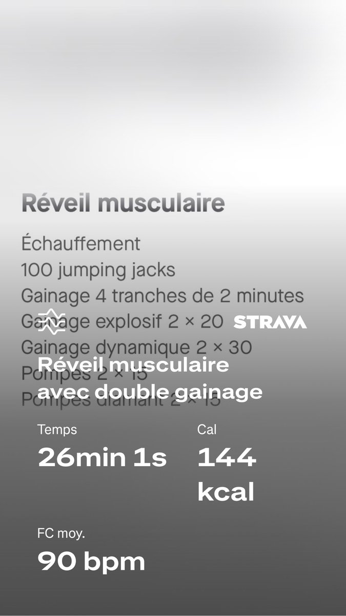 Mise en chauffe poussée 💪🏻💥🔥⚡️
.
strava.app.link/79az4NZa40b