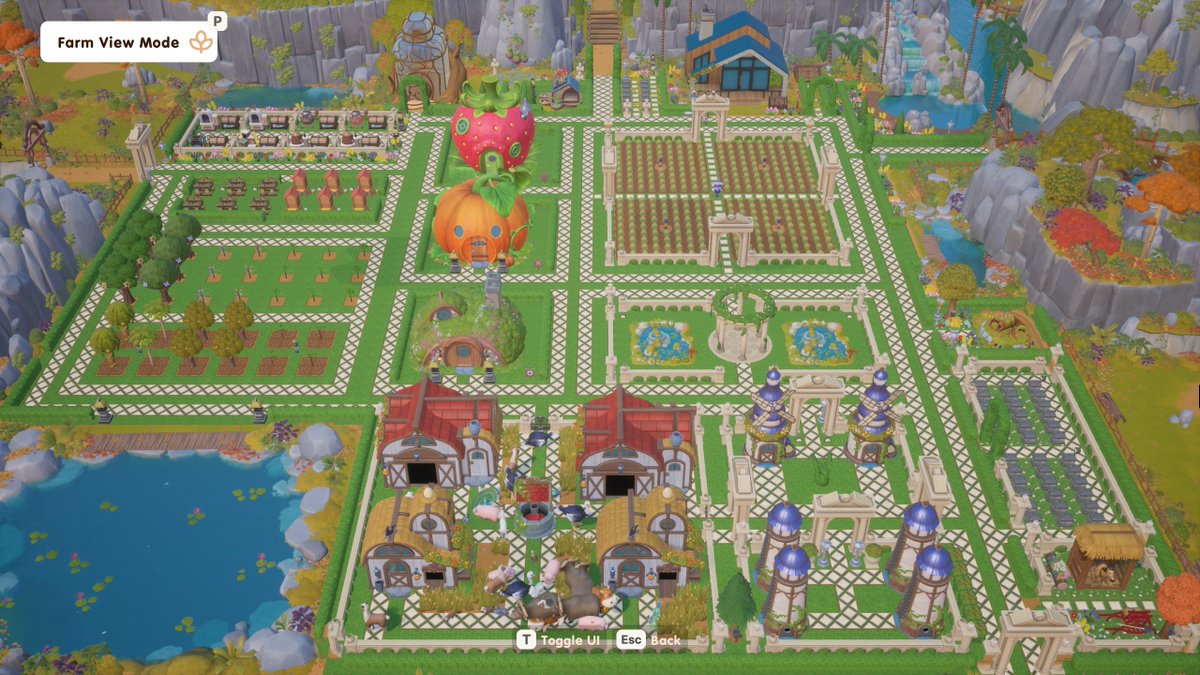 stairwaygames's tweet photo. Every section has its purpose, from the organized crop plots to the elegant fountain garden and lively ranch area. Which area would you spend the most time in?🌱

Farm designed by felly.chandra (IG)

#CIFarmDesigns @coralislandgame https://t.co/qt4rvjJAi7