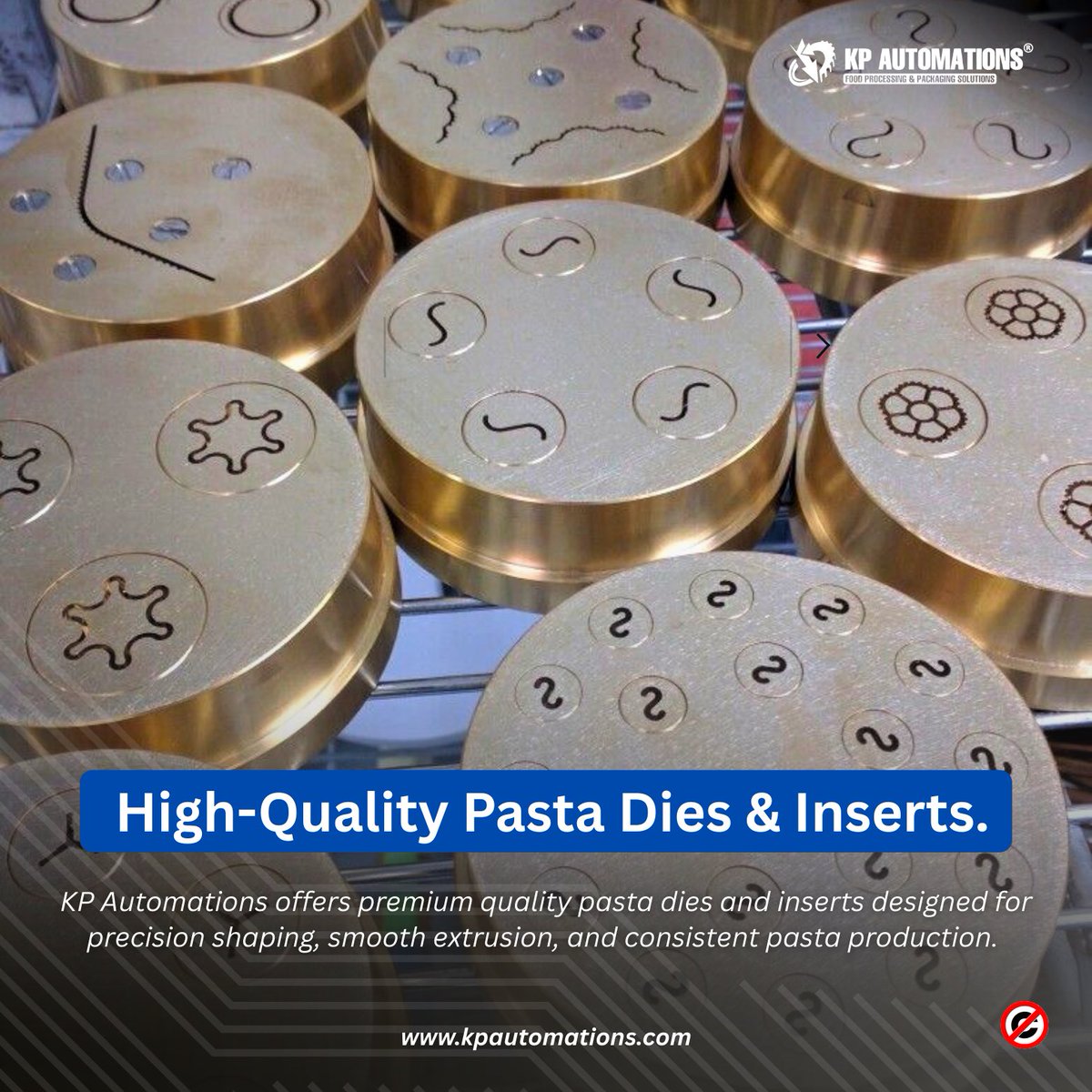 KpAutomations55's tweet photo. High-Quality Pasta Dies &amp; Inserts Manufacturer | KP Automations

KP Automations offers premium quality pasta dies and inserts designed for precision shaping, smooth extrusion, and consistent pasta production.
 • Pasta Dies Manufacturer
 • Pasta Die Inserts Supplier https://t.co/lFWLRQTSZT