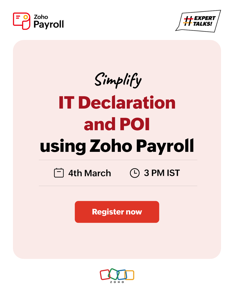 Zoho Payroll tweet media