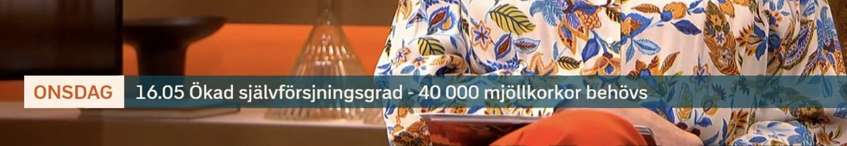 Denna rubrik från gårdagens Sverige Live har nu flyttat in i min hjärnbark.