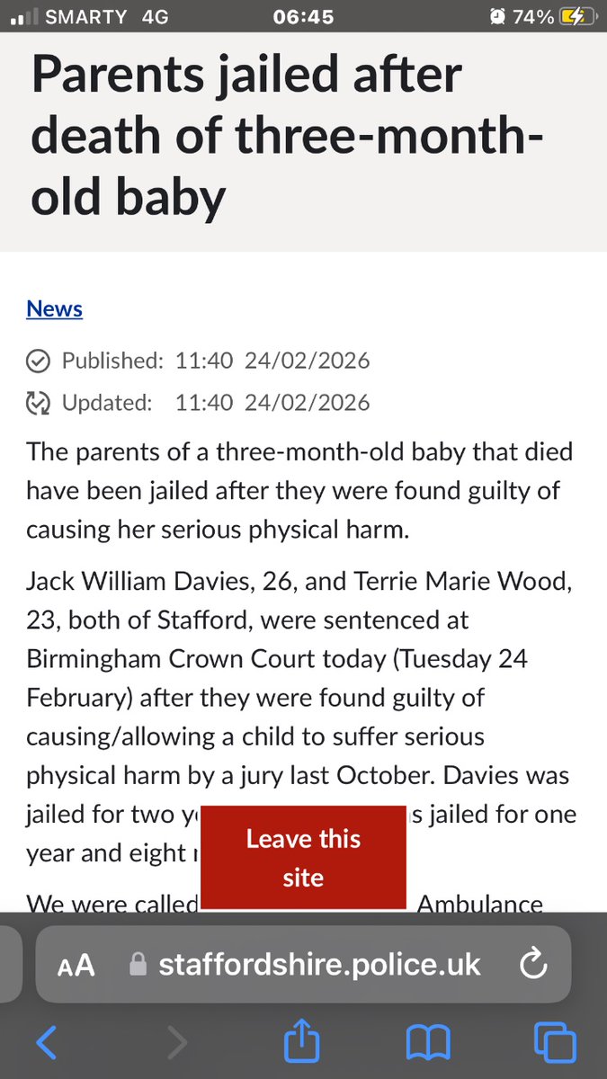 leslierenfrew's tweet image. at no point is this murdered infant referred to by name. she is never afforded respect as a whole person, gross indignity as telling as the abhorrently lenient consequence for 2 idiots who beat her to point of death.

we are now on par with pakistans worst. 
#safeguardingfail