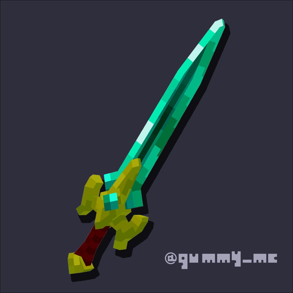gummy_mc's tweet photo. #Blockbench #Minecraft #lowpoly #pixelart https://t.co/99SHxHVJTI