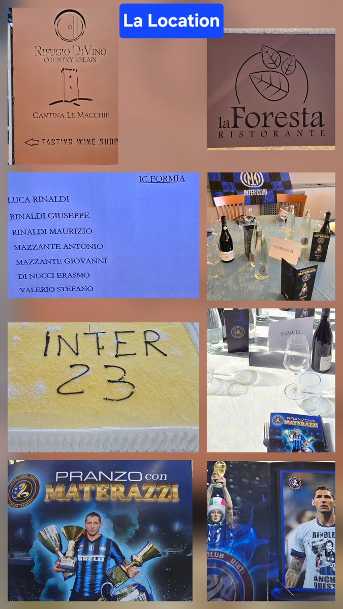 GiuseppeRinal10's tweet photo. Una splendida giornata, conclusa con un pranzo molto piacevole, insieme a Marco Materazzi.

Campione del Mondo e protagonista del Triplete con l’Inter, si è rivelato nel dialogo una persona disponibile, empatica, riflessiva e saggia. https://t.co/uhT6ezwbsO