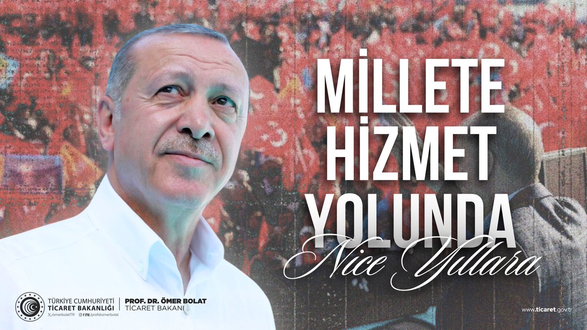 Aziz Milletimizin Güçlü Lideri,
Cumhurbaşkanımız ve AK Parti Genel Başkanımız Sayın Recep Tayyip Erdoğan’ın doğum gününü en kalbî duygularımla tebrik ediyorum.

Milletimizin duasını, mazlumların umudunu ve #TürkiyeYüzyılı’nın iradesini omuzlarında taşıyan Sayın Cumhurbaşkanımıza;
