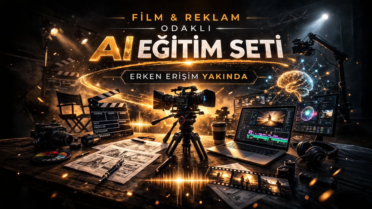 ruhivarlik's tweet photo. Film ve reklam yapıyorsun. AI'ı hâlâ yanlış kullanıyorsun.

Senaryo, storyboard, ses, otomasyon, iş modeli, Endüstri profesyonelleri için. Generalist değil.

Film & Reklam Yapımcıları için AI Eğitim Seti geliyor.

Erken erişim açıldığında ilk senin haberin olsun. Yanıtla veya DM at.