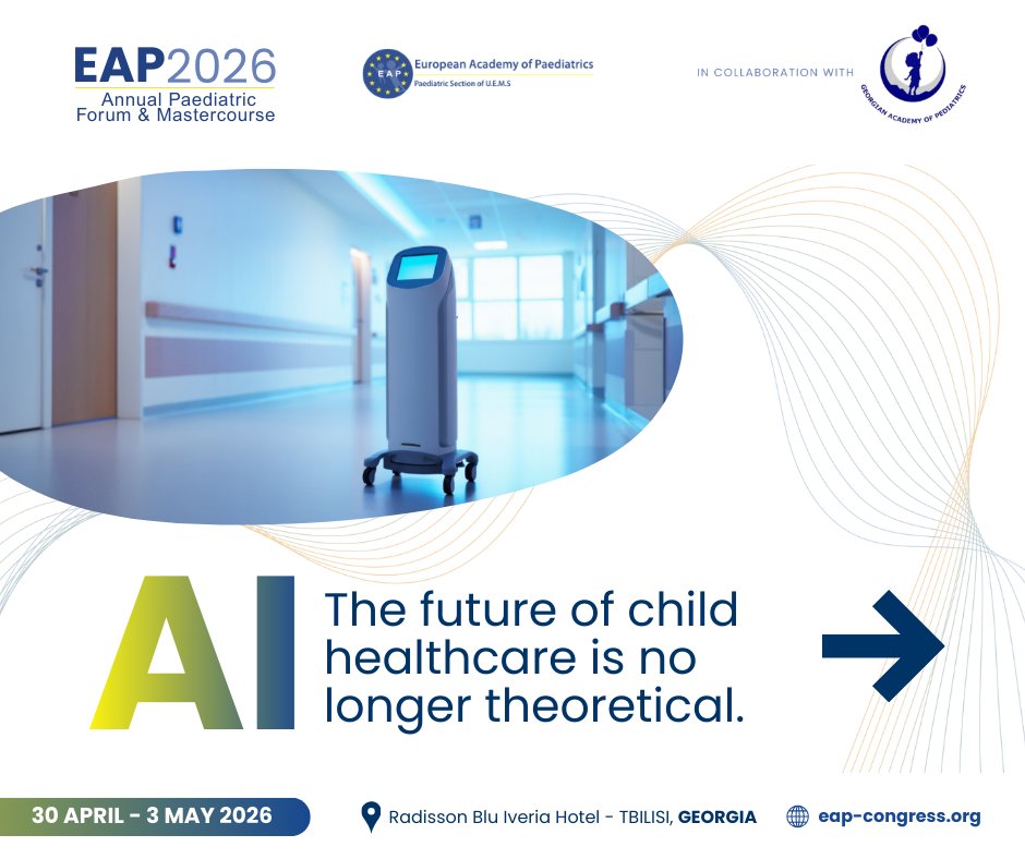 EAP European Academy of Paediatrics Congress tweet media