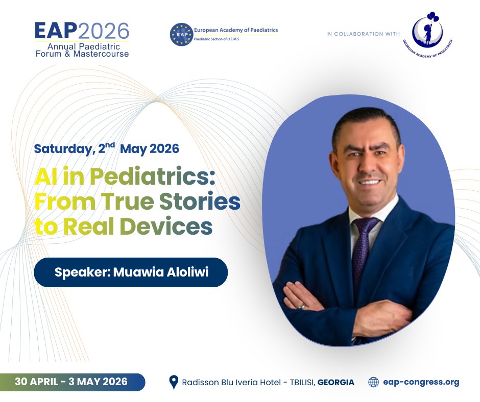 EAP European Academy of Paediatrics Congress tweet media