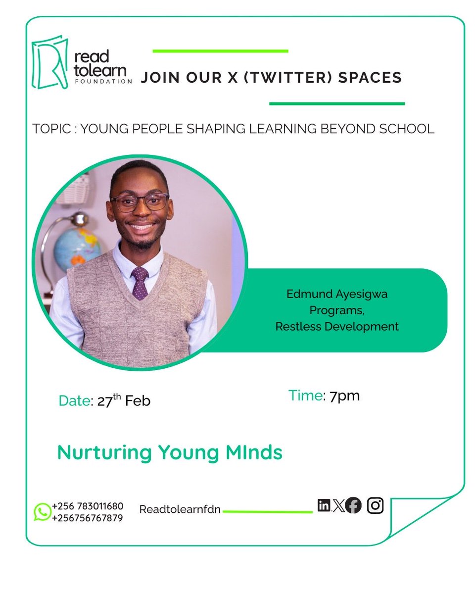 Read to Learn Foundation tweet media