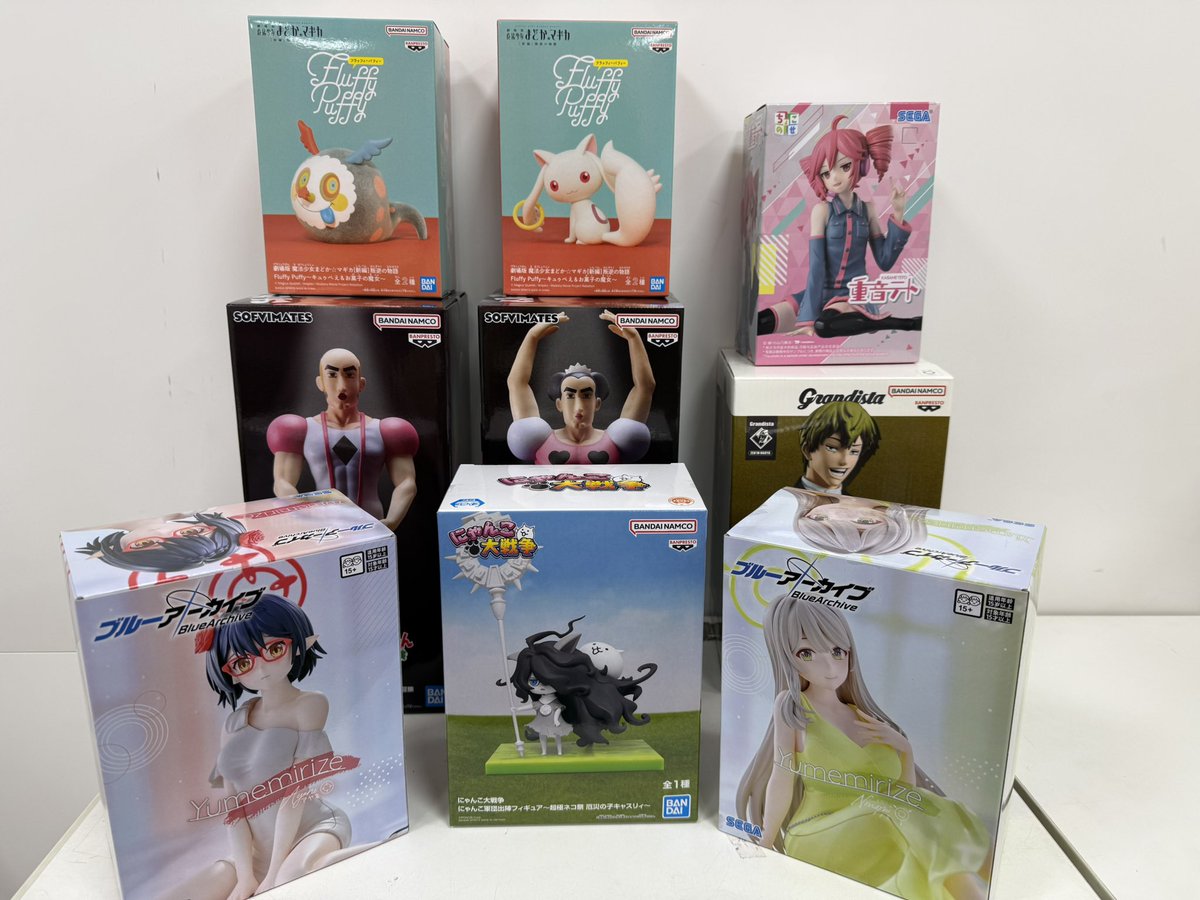 フィギュア新景品、大大大投入！！展開完了( •̀ω•́ゞ)✧ﾋﾞｼｯ!!