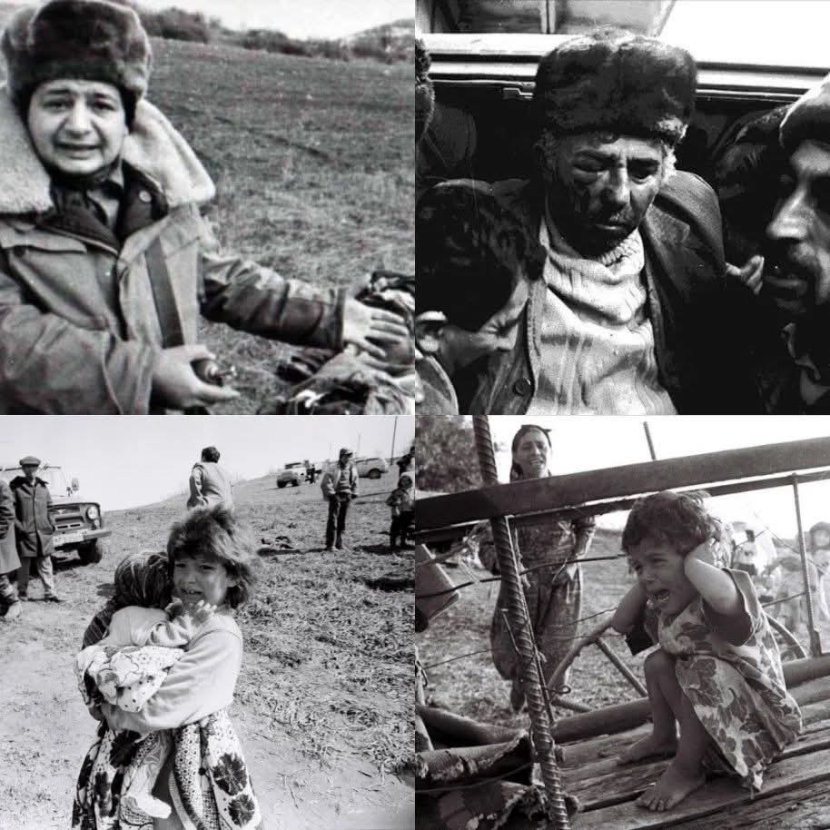 34 yıl önce bugün Hocalı kasabasında; 83 çocuk, 106 kadın ve 70'den fazla yaşlı dahil olmak üzere toplam "613 Azerbaycanlı Türk" katledildi. 

Saygı ve rahmetle...
#HocalıKatliamı