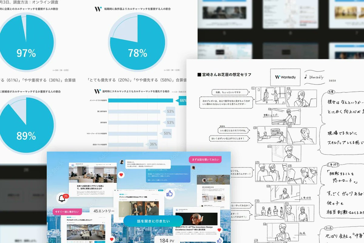 Wantedly Design tweet media