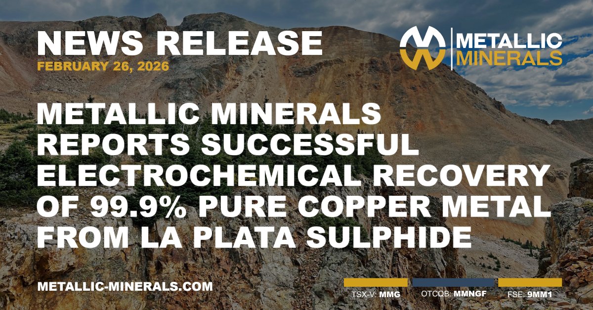 Metallic Minerals tweet media