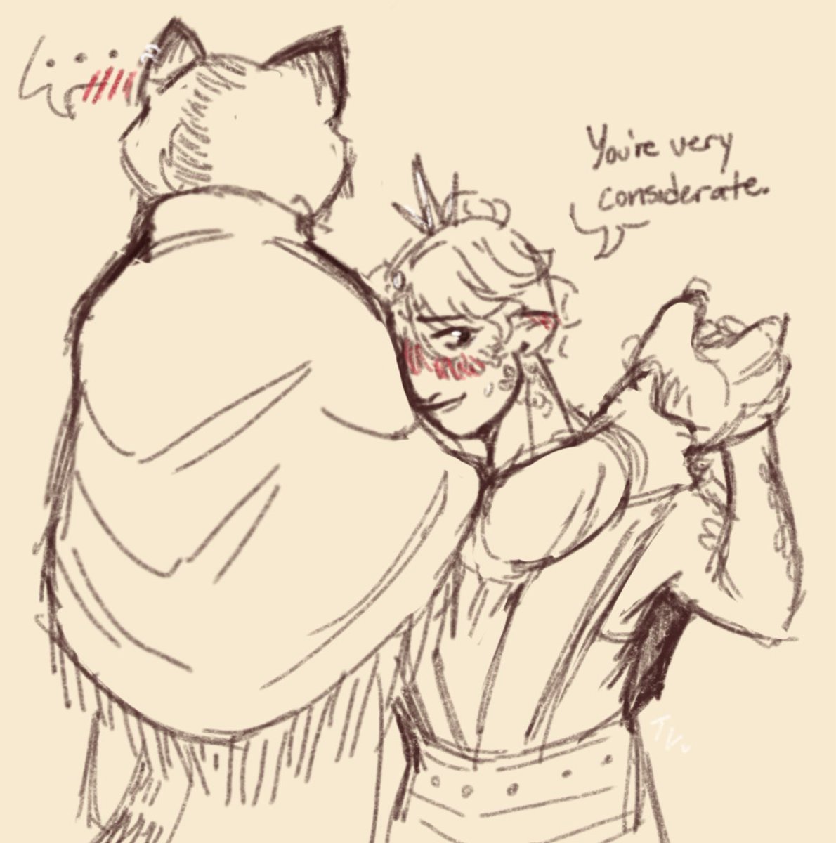 tv_vibrations's tweet photo. @chiptidestrider Some more childhood friends to lovers and “knight/princess” yuri, just for you oomf

(renee is @/beetolbugs’s character btw!) https://t.co/o5oNYdKbvR