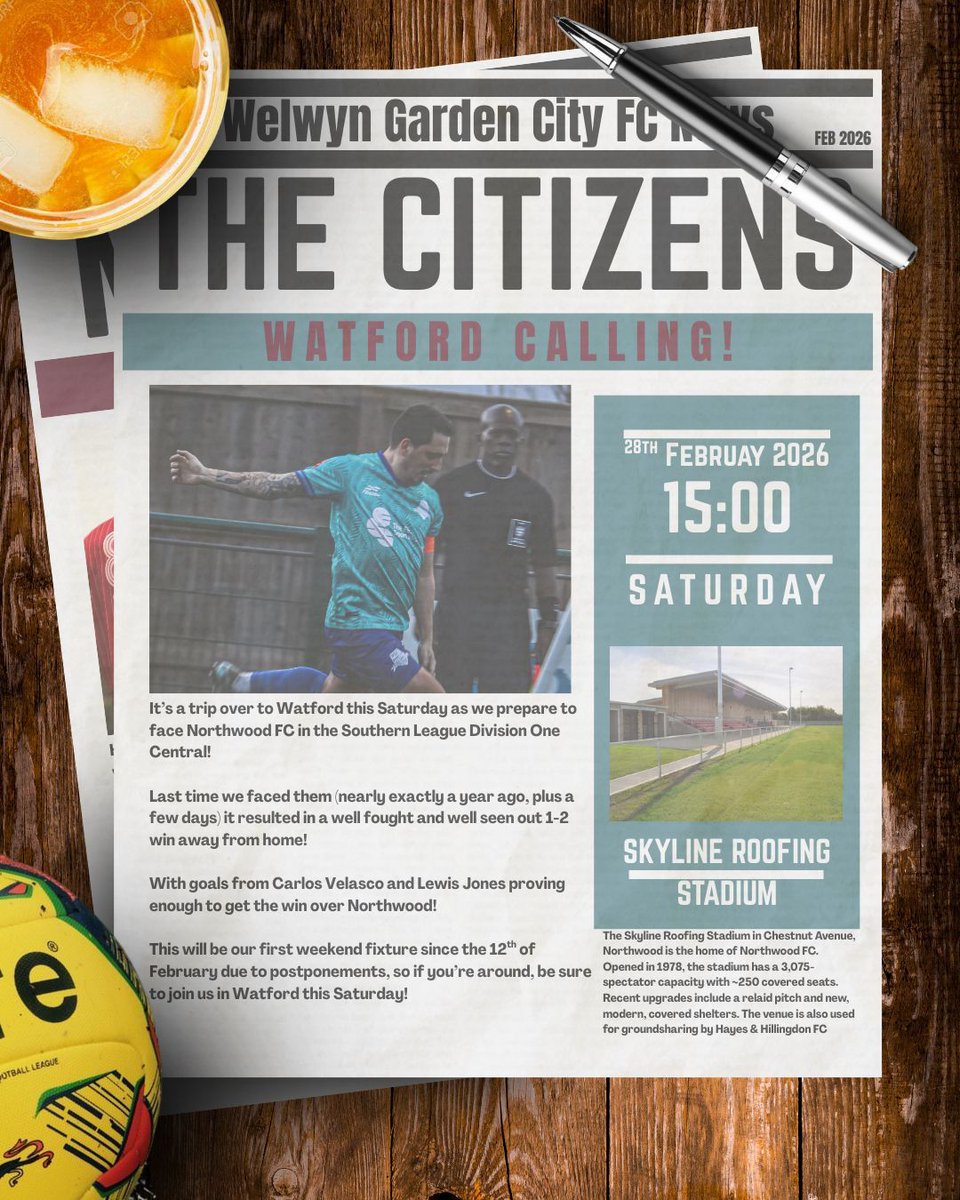 Welwyn Garden City FC tweet media